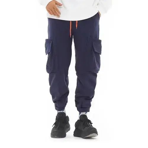 Jean 20AW Indigo Union Japan Navy Big Pockets Cotton Jogger Pants Size US 32 / EU 48 - 1 Thumbnail