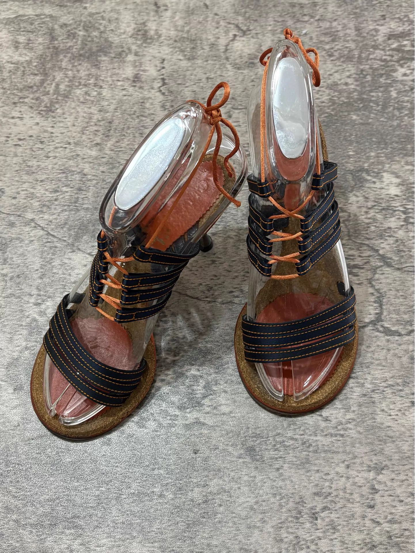 Chanel Chanel Vintage Roman Multi-Strap High Heel Sandals 36.5 Size US 6 / IT 36 - 1 Thumbnail