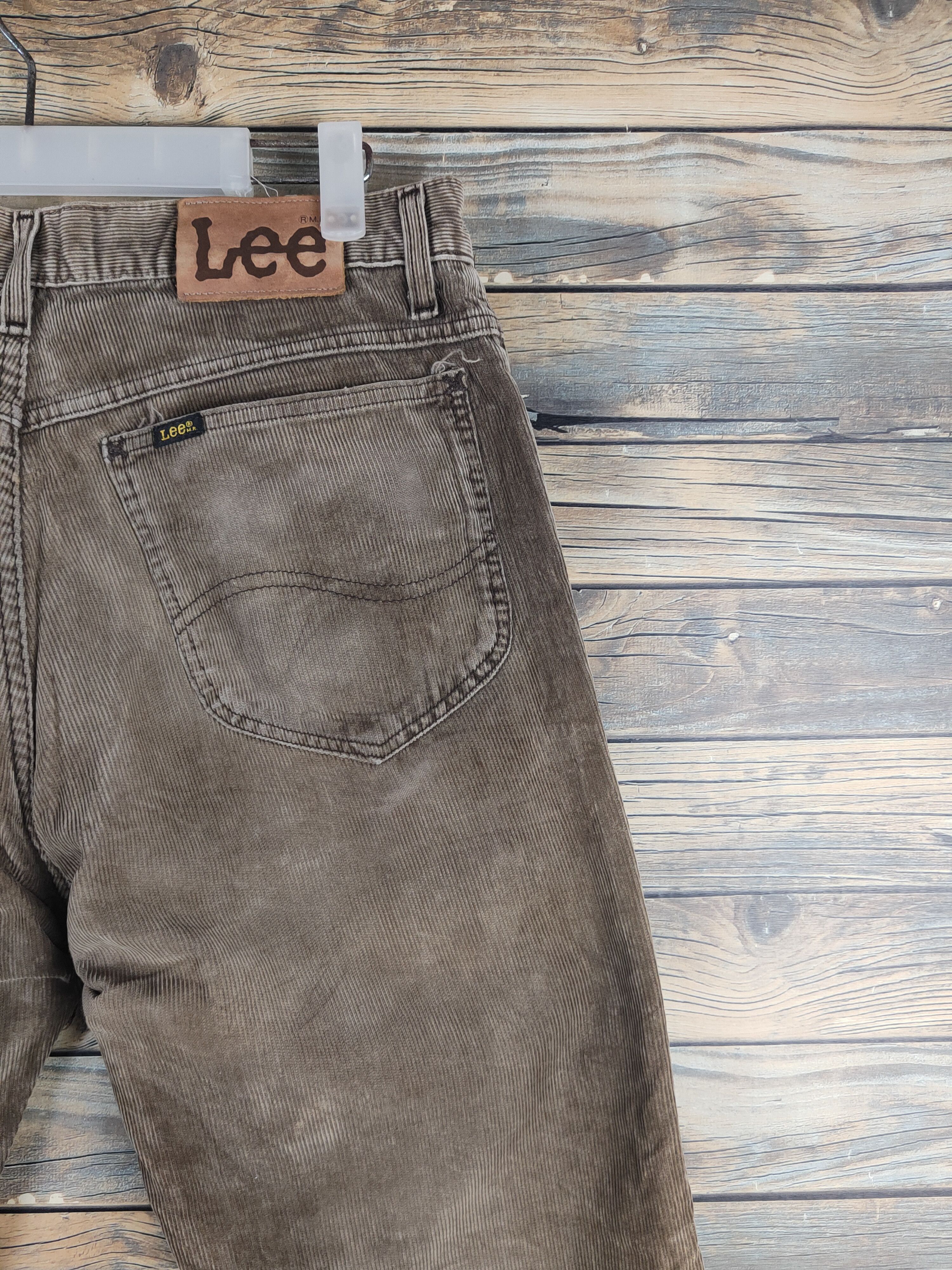 Lee DL Lee Brown Multipocket Corduroy Pants #sp46-257T Size US 31 - 12 Thumbnail