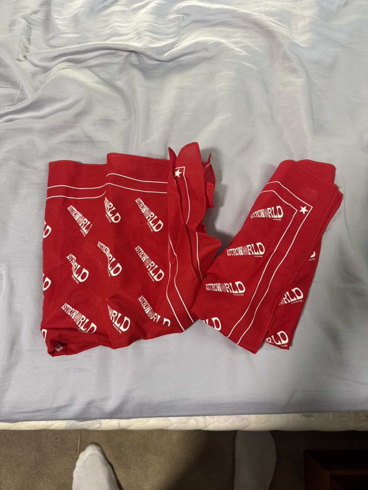 Travis Scott Astrofest bandana x 2 Size ONE SIZE - 1 Preview