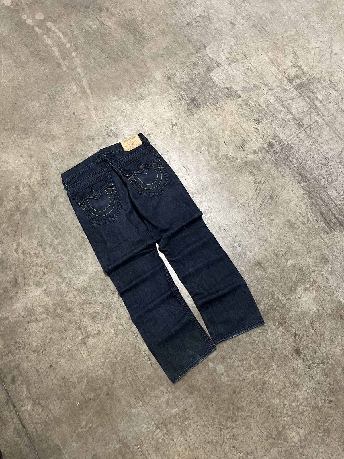 True Religion × Vintage True religion y2k baggy fit denim skater hype streetwear Size US 34 / EU 50 - 1 Thumbnail