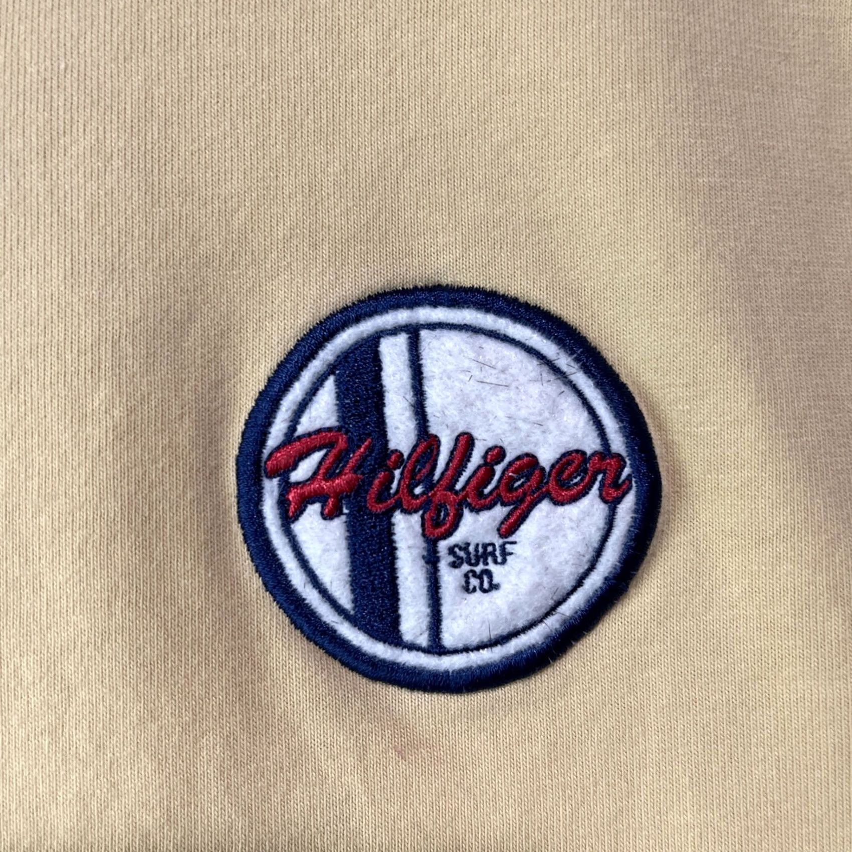 Tommy Hilfiger VINTAGE Tommy Hilfiger Shirt Mens XL Surfing Co. Spell Out Short Sleeve Shirt Mens XL Yellow Logo 90s Beach Retro American Boys Mens Size US XL / EU 56 / 4 - 6 Thumbnail