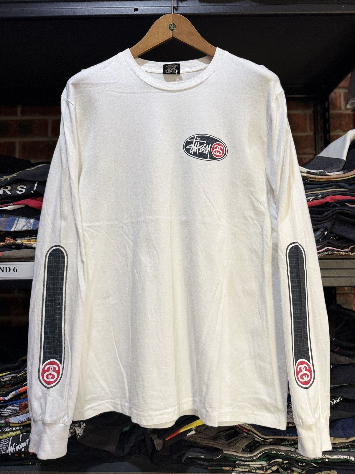 Stussy Vintage Stussy Classic Logo Backhit Streetwear Long Sleeve T Size US XL / EU 56 / 4 - 4 Thumbnail