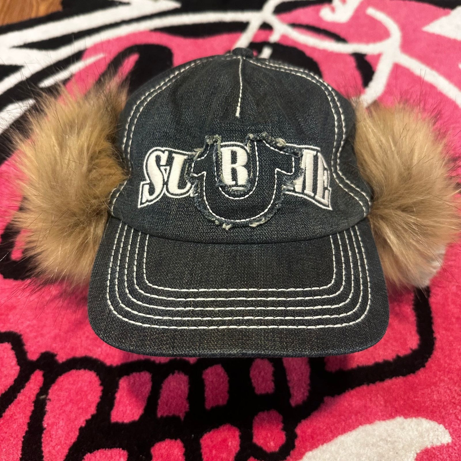 Supreme Supreme True Religion Earflap 5-Panel – Navy – L/XL Size ONE SIZE - 2 Thumbnail