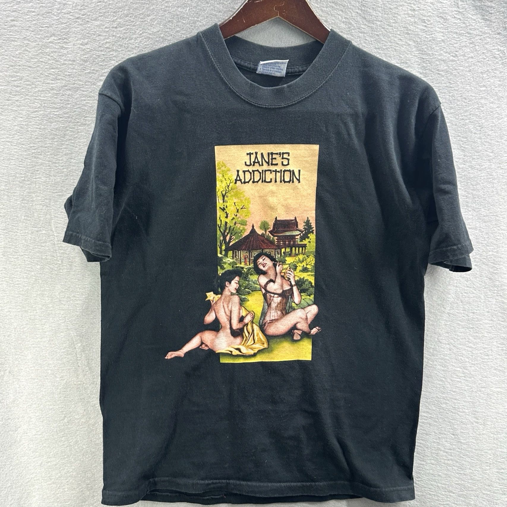 Etro Vintage Janes Addiction Jubilee Tour T Shirt Medium All Sport Tag 2001 Y2k Retro Black Cotton Crew Neck Short Sleeve Men M Size US M / EU 48-50 / 2 - 2 Thumbnail