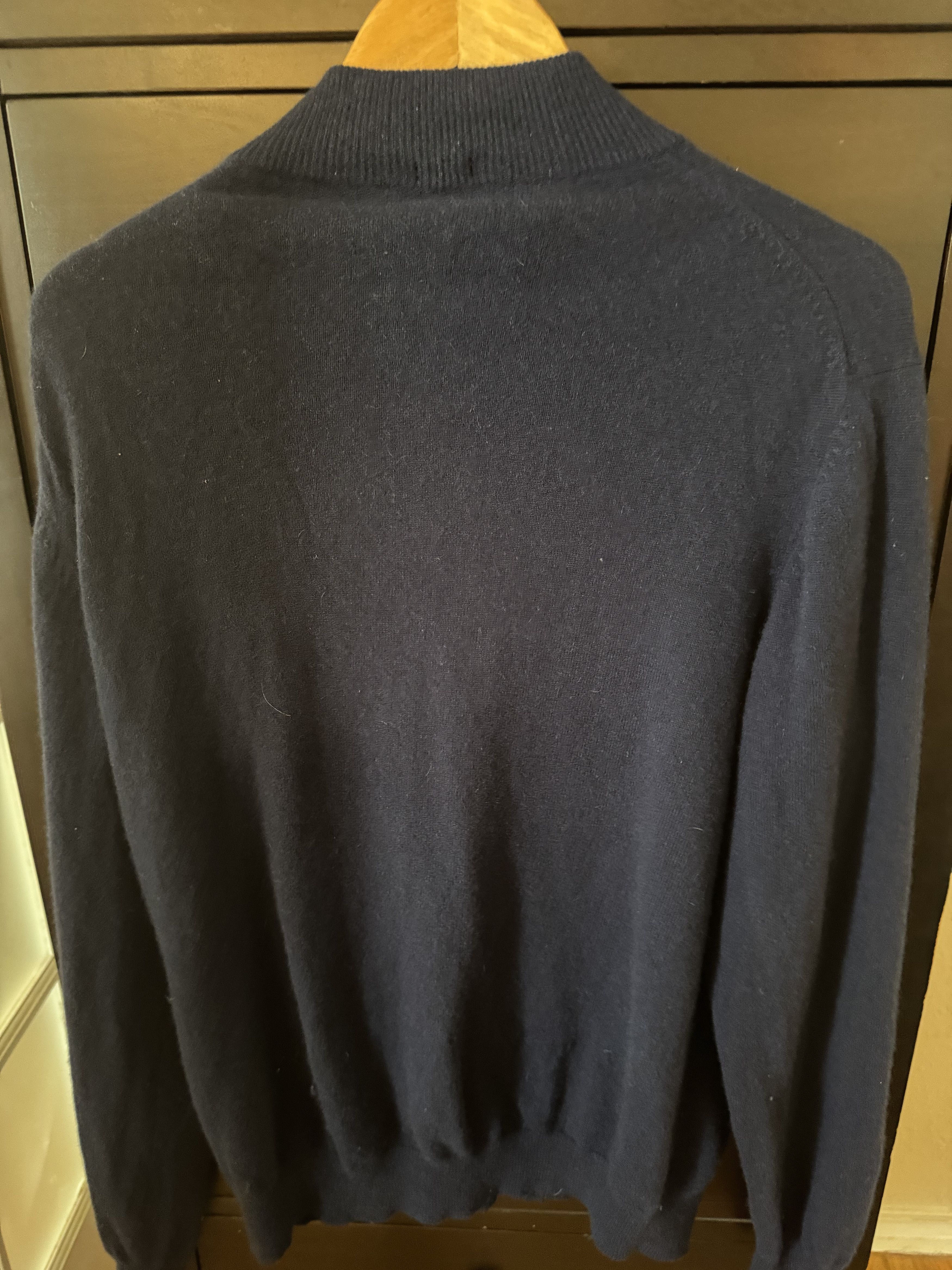 Barneys New York Barneys New York XL Blue Cashmere Sweater Size US XL / EU 56 / 4 - 6 Thumbnail