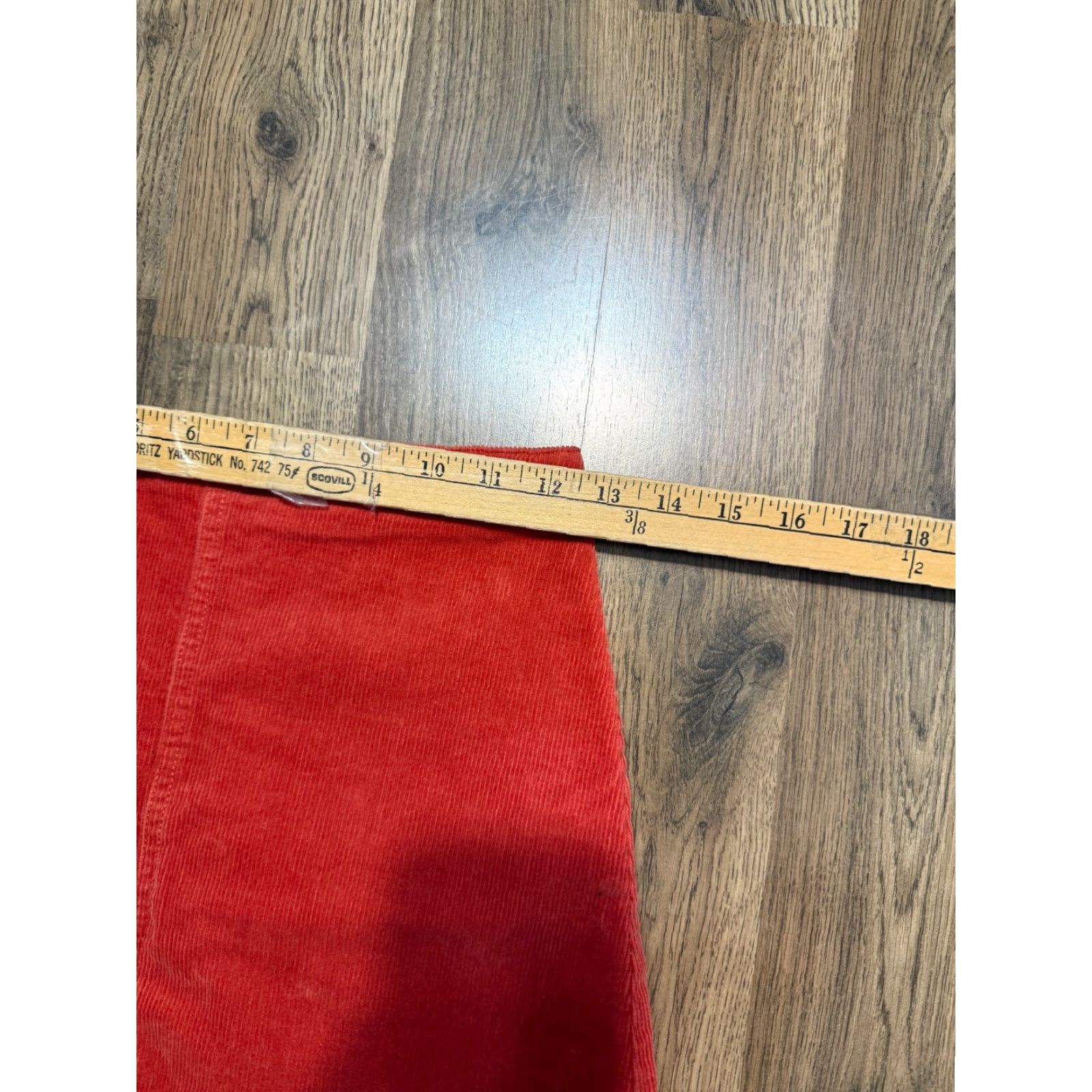 Forever 21 FOREVER 21 Skirt Womens Size S Orange Corduroy A-Line Back Zip NWT Size 28" / US 6 / IT 42 - 3 Thumbnail