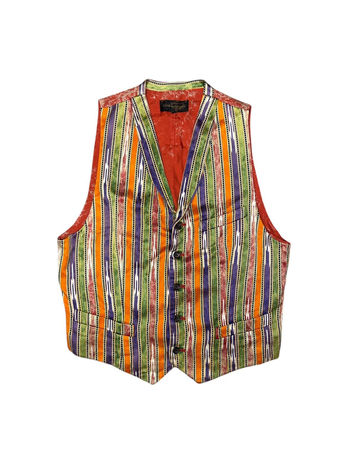 Comme des Garcons F/W 91 Bleached Vest Size 48R - 1 Thumbnail