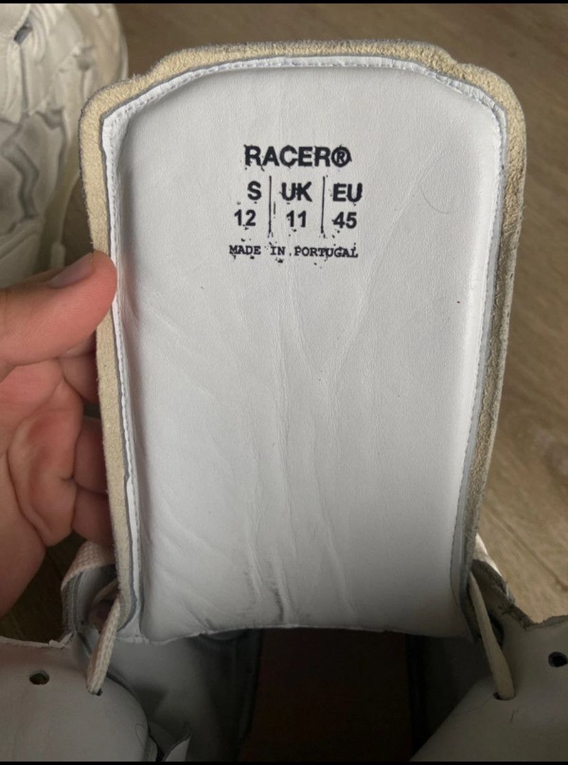Racer Worldwide White High Eroded Sneaker Racer Worldwide Size US 11.5 / EU 44-45 - 5 Thumbnail