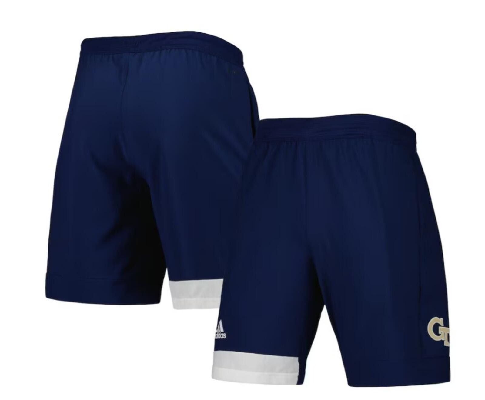 Adidas Men's adidas Navy Georgia Tech Yellow Jacket Training Shorts Size US 34 / EU 50 - 3 Thumbnail