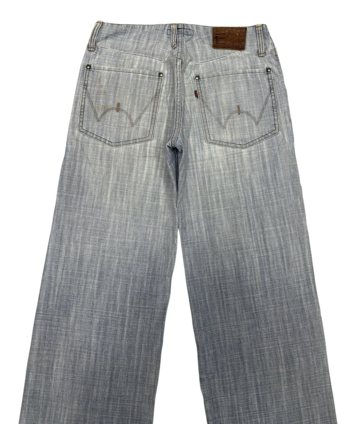 Kapital Vintage Edwin Function Baggy Jeans Faded Distress Loose Size US 30 / EU 46 - 6 Thumbnail