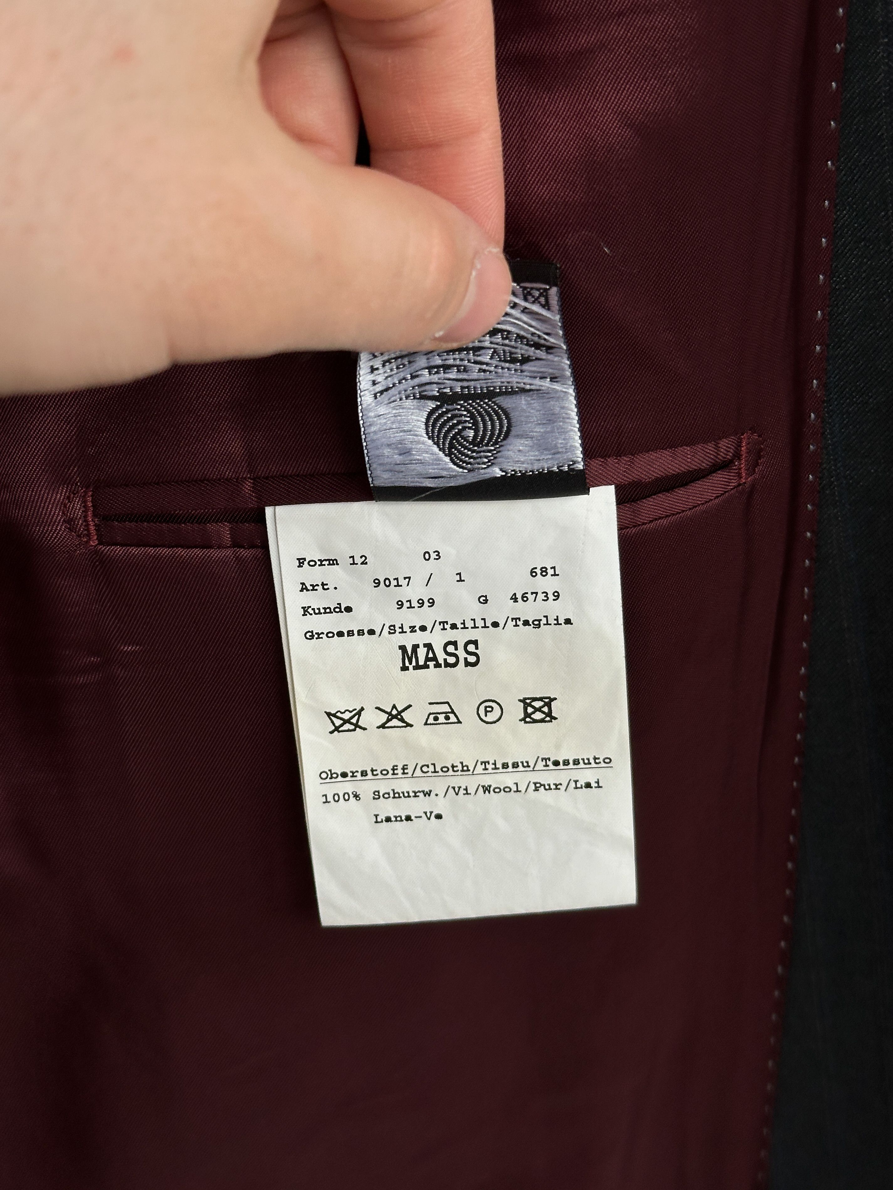 Ermenegildo Zegna Ermenegildo Zegna Black Wool Blazer Size 48R - 9 Thumbnail