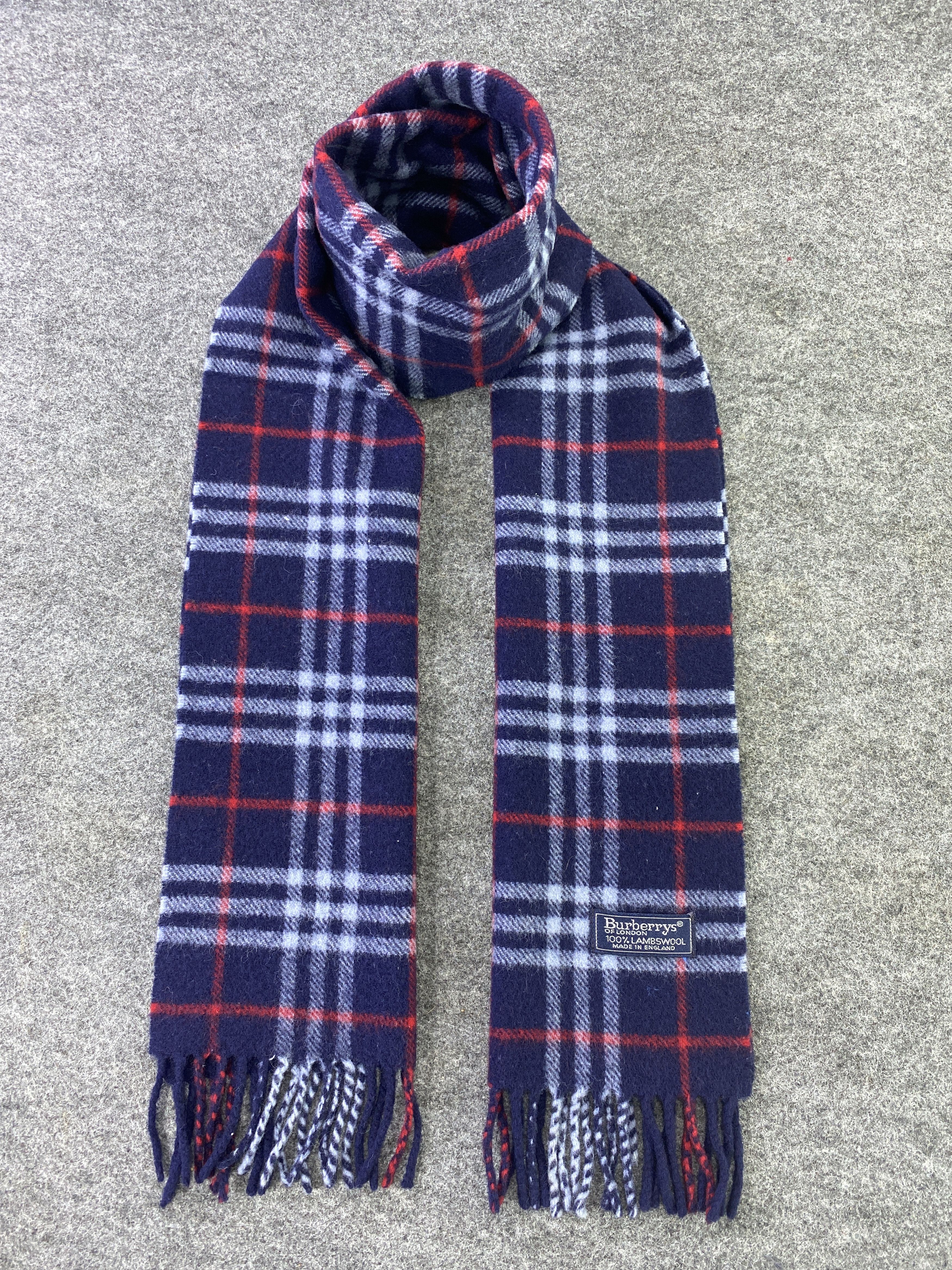 Burberry VINTAGE BURBERRY Scarf / Muffler / Neckwear -T648 Size ONE SIZE - 1 Thumbnail