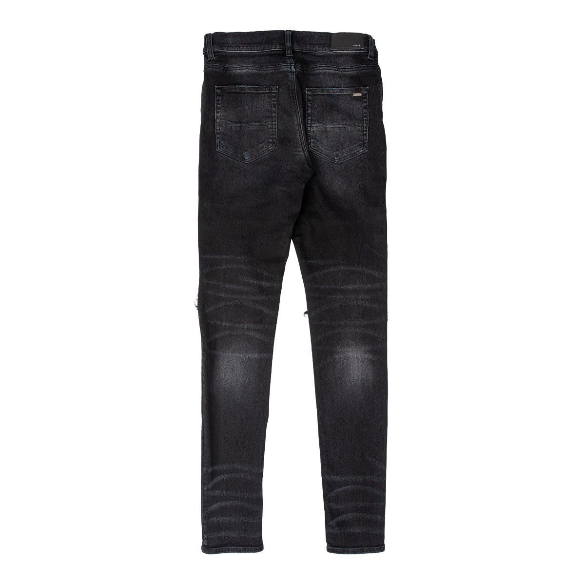Amiri Amiri MX1 Ultra Suede Patch Jeans Aged Black Green Size US 33 - 2 Thumbnail