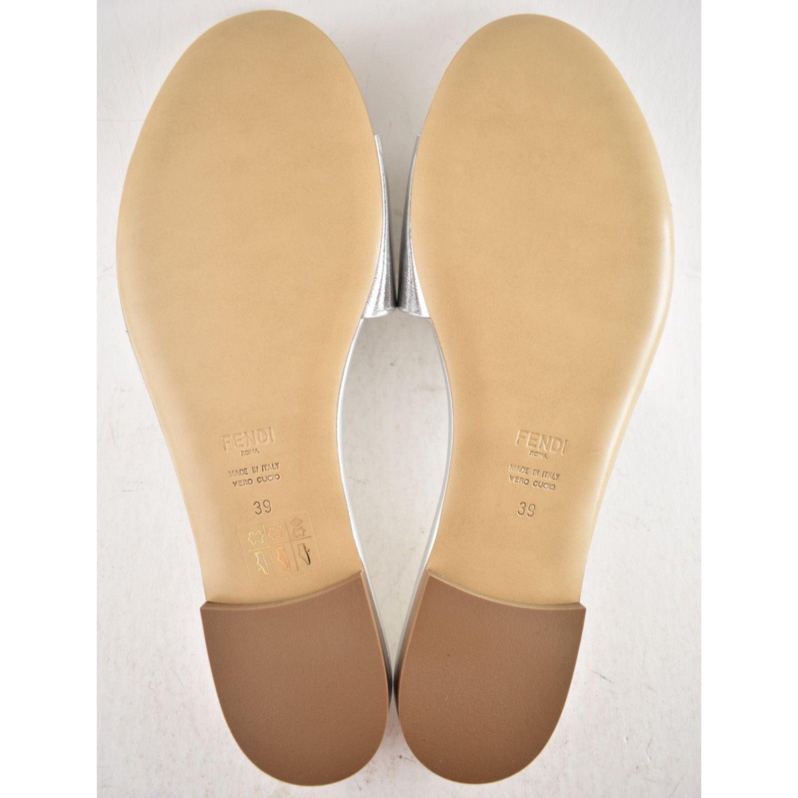 Fendi Fendi Baguette Leather FF Monogram Mule Slide Sandal 39 Size US 9 / IT 39 - 17 Thumbnail