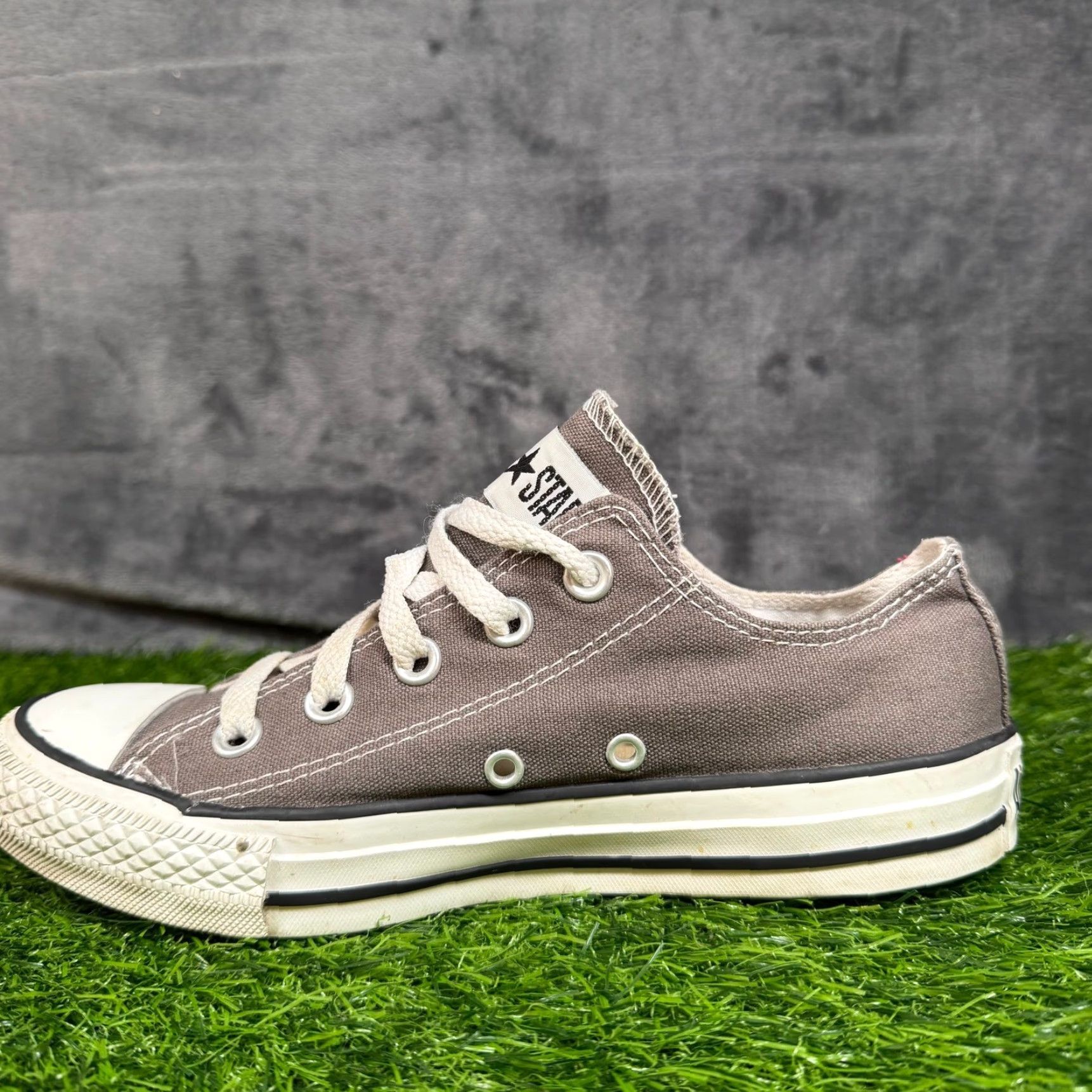 Converse Converse All Star Sneaker Low Top Canvas Gray Shoes Womens 6 Casual Comfort Cushioned Sneakers M Women's Shoes Size M / US 6-8 / IT 42-44 - 5 Thumbnail
