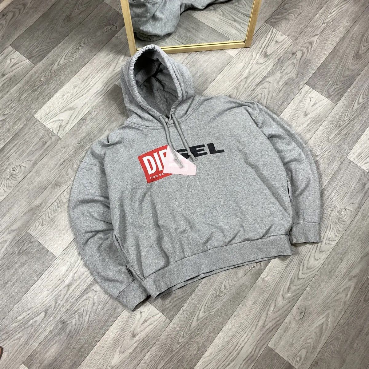 Diesel Diesel vintage Y2K big logo baggy hoodie Size US XL / EU 56 / 4 - 2 Thumbnail