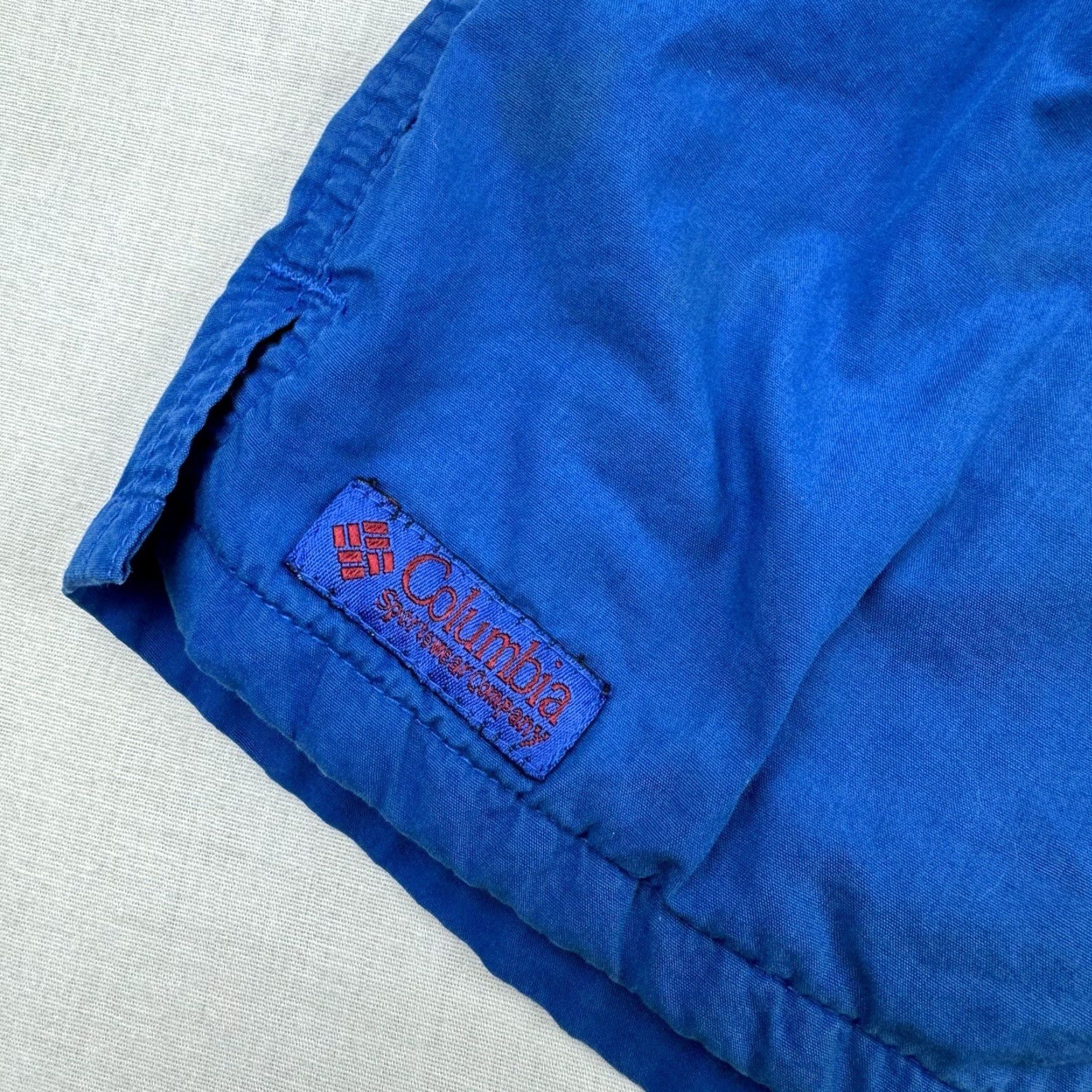Vintage VINTAGE Columbia Swim Trunks Adult L Blue 90s Mens Trunks Size US 33 - 3 Thumbnail