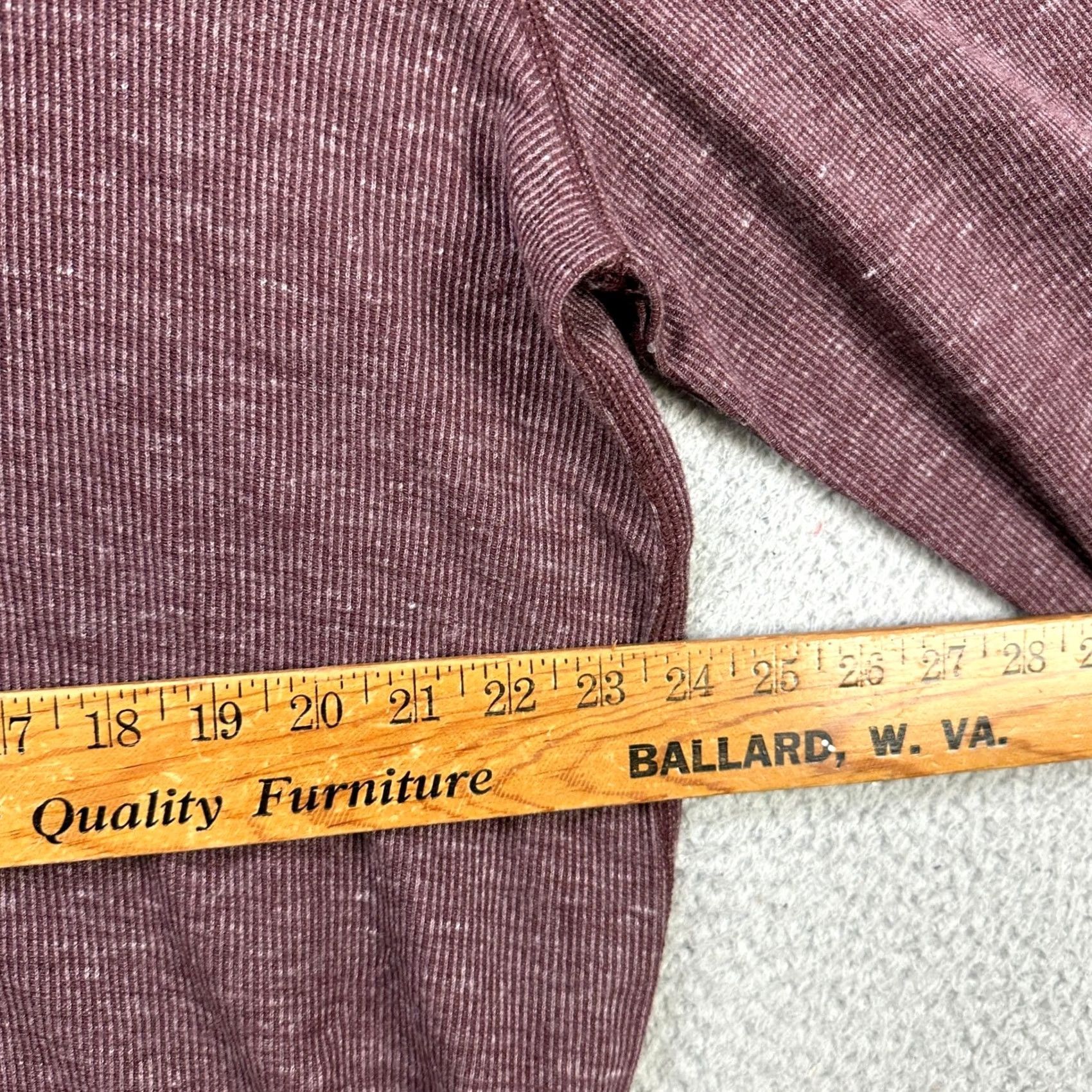 Vintage Sonoma Sweatshirt Crewneck Mens 2XL Maroon Supersoft Thermal Knit Sweater NEW Size US XXL / EU 58 / 5 - 6 Thumbnail