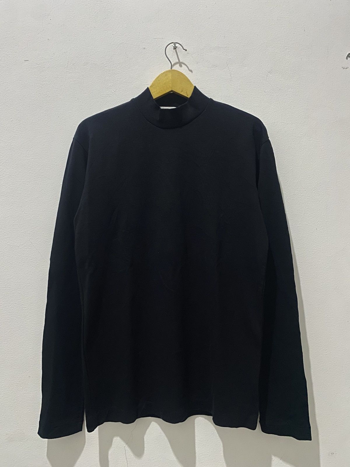Hysteric Glamour Hysteric Glamour Minimalist Black Mock Neck Long Sleeve Size ONE SIZE - 1 Thumbnail