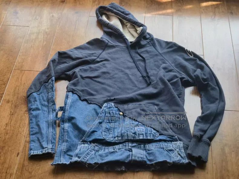 Greg Lauren Greg Lauren Patchwork Hooded Sweatshirt Size US M / EU 48-50 / 2 - 1 Thumbnail