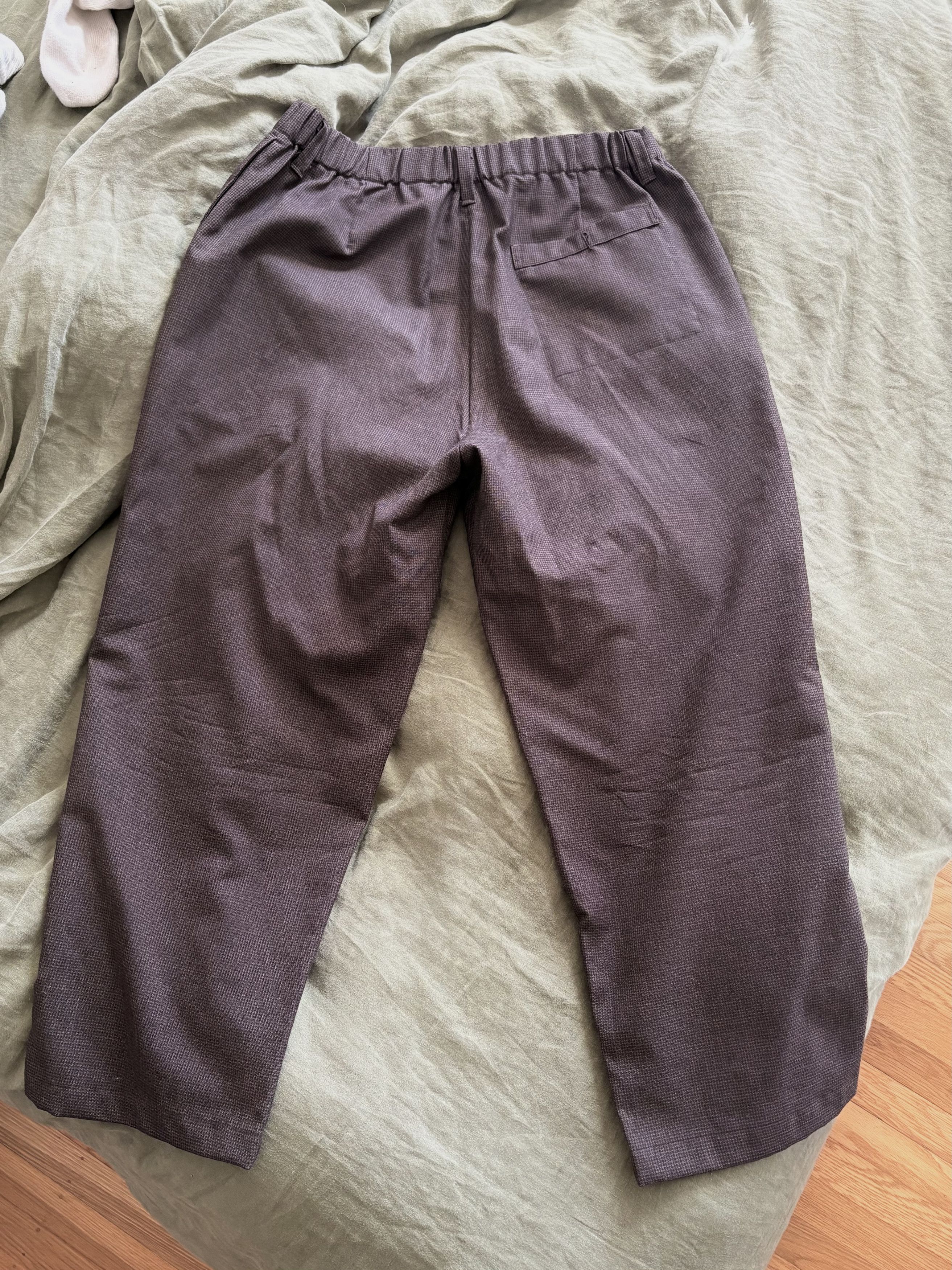 Evan Kinori Elastic pants in Fox Brothers worsted wool puppytooth Size US 34 / EU 50 - 2 Thumbnail