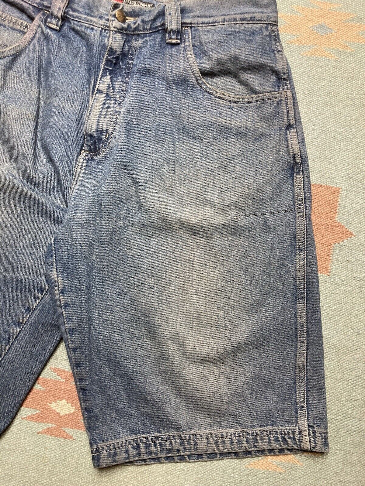 Fubu × Vintage y2k baggy jeans shorts jorts Fubu carpenter skater wide 35 Size US 35 - 7 Thumbnail