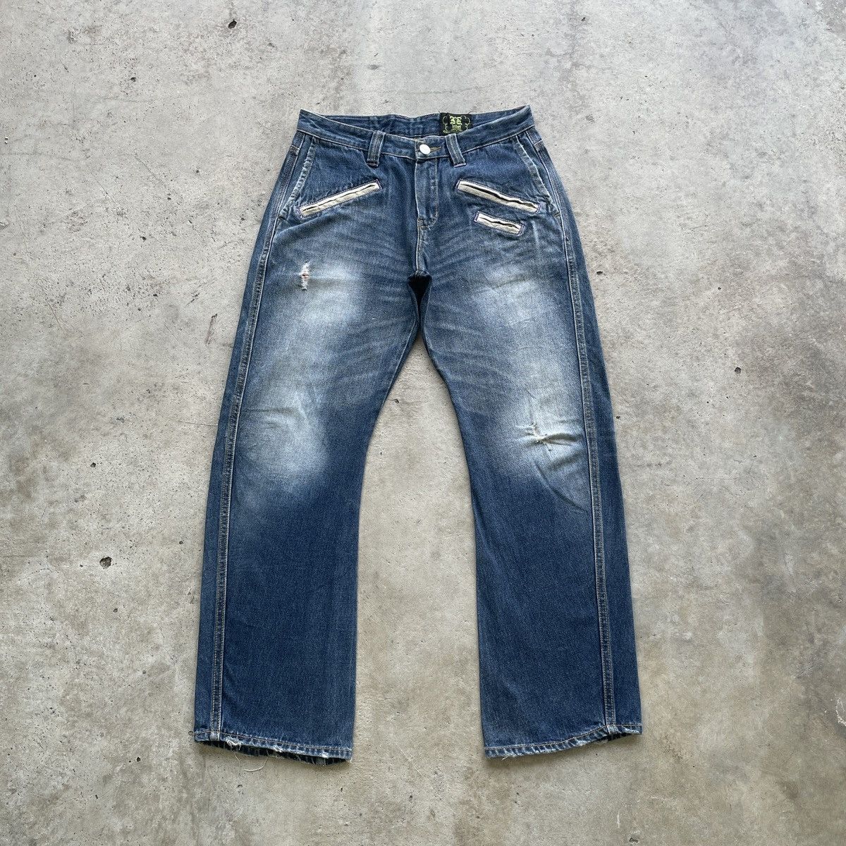 If Six Was Nine Vintage IN7ET Japan Jeans Faded Rare Denim Pants W32x29.5 Size US 32 / EU 48 - 1 Thumbnail
