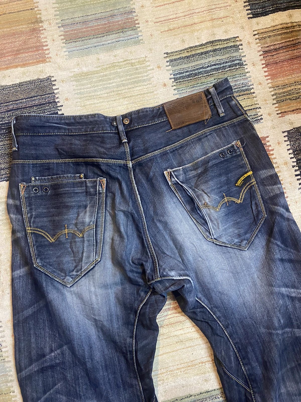 Edwin × Japanese Brand × Vintage 🇯🇵Vintage Distressed Edwin Pants Size US 38 / EU 54 - 8 Thumbnail