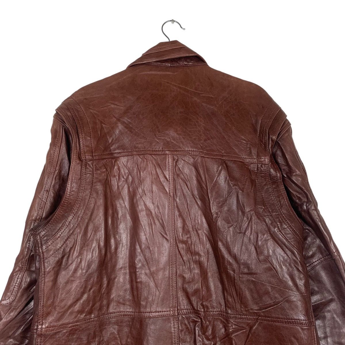 Japanese Brand Vintage Carpell Leather Jacket Made In Italy Size US M / EU 48-50 / 2 - 8 Thumbnail