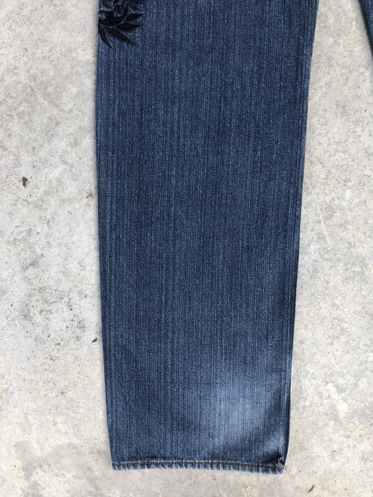 Japanese Brand Japanese Buden Dragon Embroidered Jeans Distressed Jeans Size US 31 - 11 Thumbnail