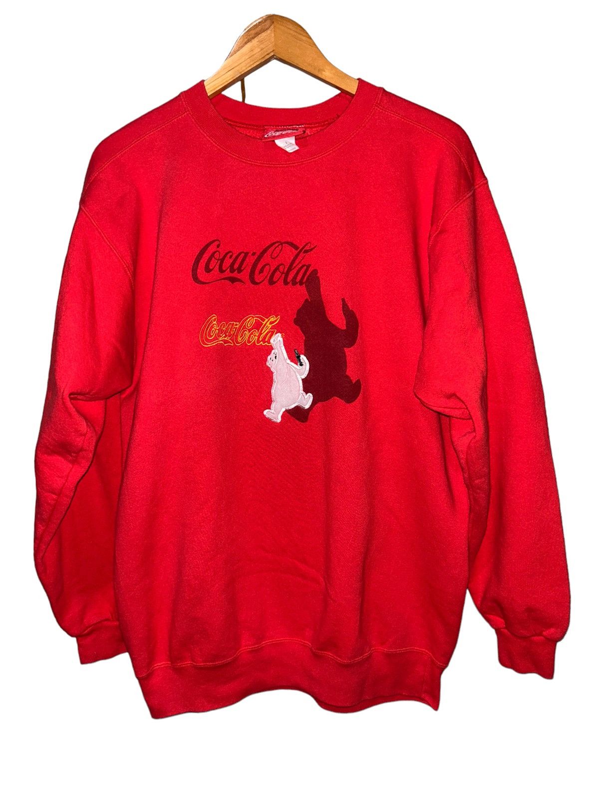 Vintage Vintage 1999 Coca Cola Bear Embroidery Sweater | Grailed