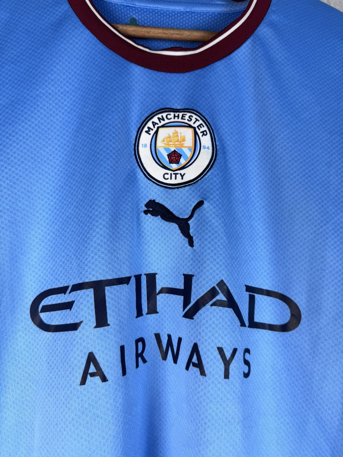 Puma Manchester City FC Center Logo Puma Jersey Soccer Football Size US M / EU 48-50 / 2 - 3 Thumbnail