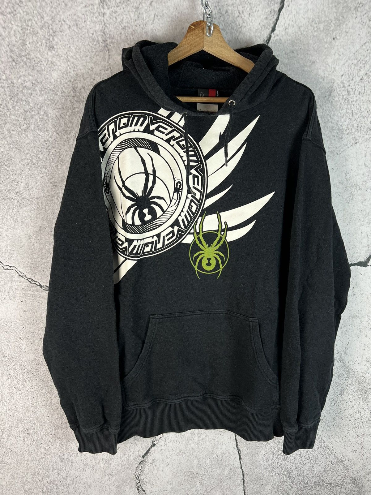 Spyder Vintage Spyder Ski Winter oversized Hoodie Spider web Y2K Size US M / EU 48-50 / 2 - 1 Thumbnail