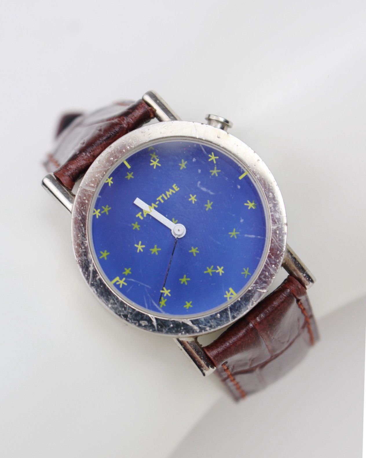 Hysteric Glamour SIN “TAM-TIME” STARFIELD DIAL WATCH – BROWN CROCO STRAP Size ONE SIZE - 2 Thumbnail