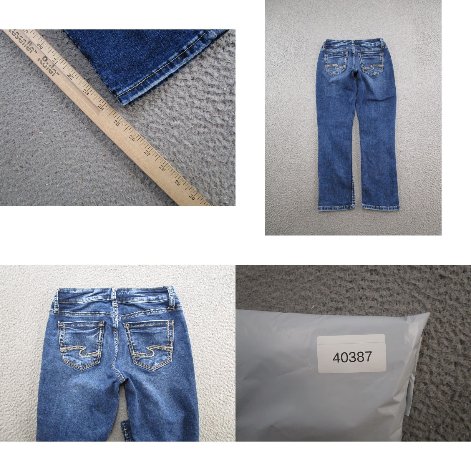 Silver Jeans Co. Silver Jeans Co Suki Capri Jeans Womens Size 26x22.5 Blue Stretch Denim 5-Pocket Regular Rise Size 26" / US 2 / IT 38 - 9 Thumbnail