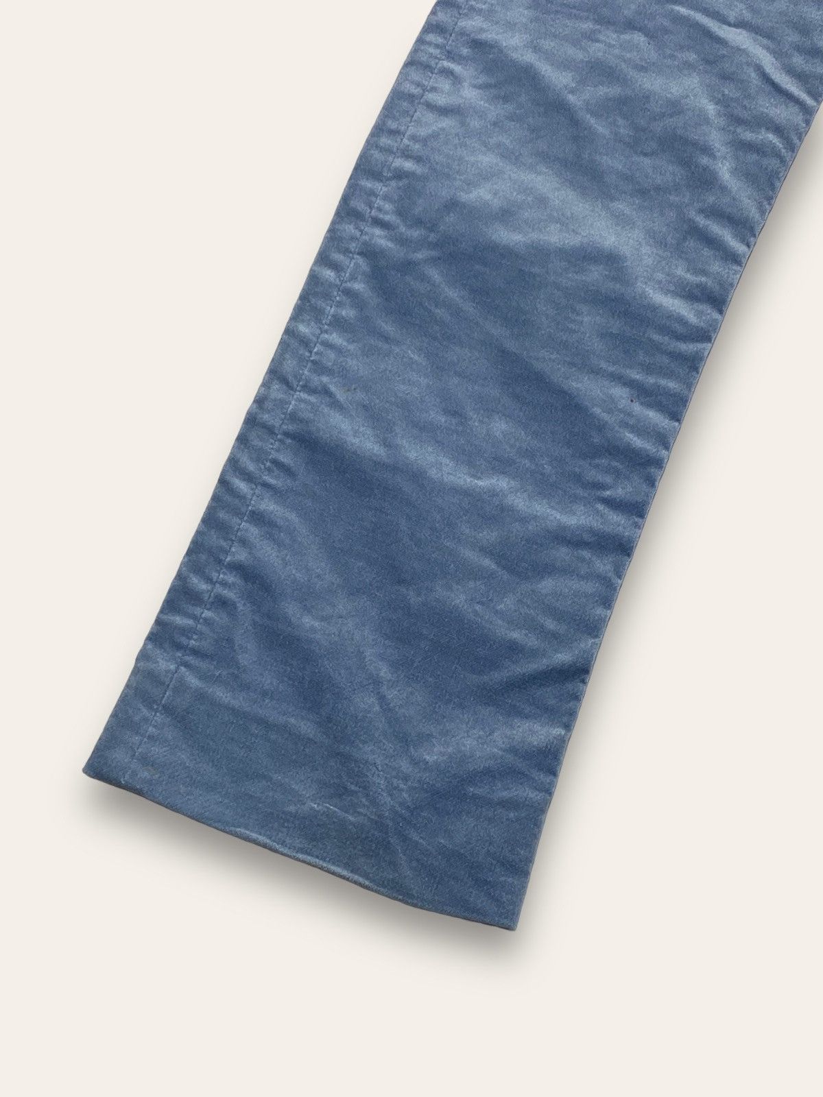 Alexander McQueen Vintage ALEXANDER MCQUEEN Velour Pastel Blue Pants Size 27" / US 4 / IT 40 - 13 Thumbnail