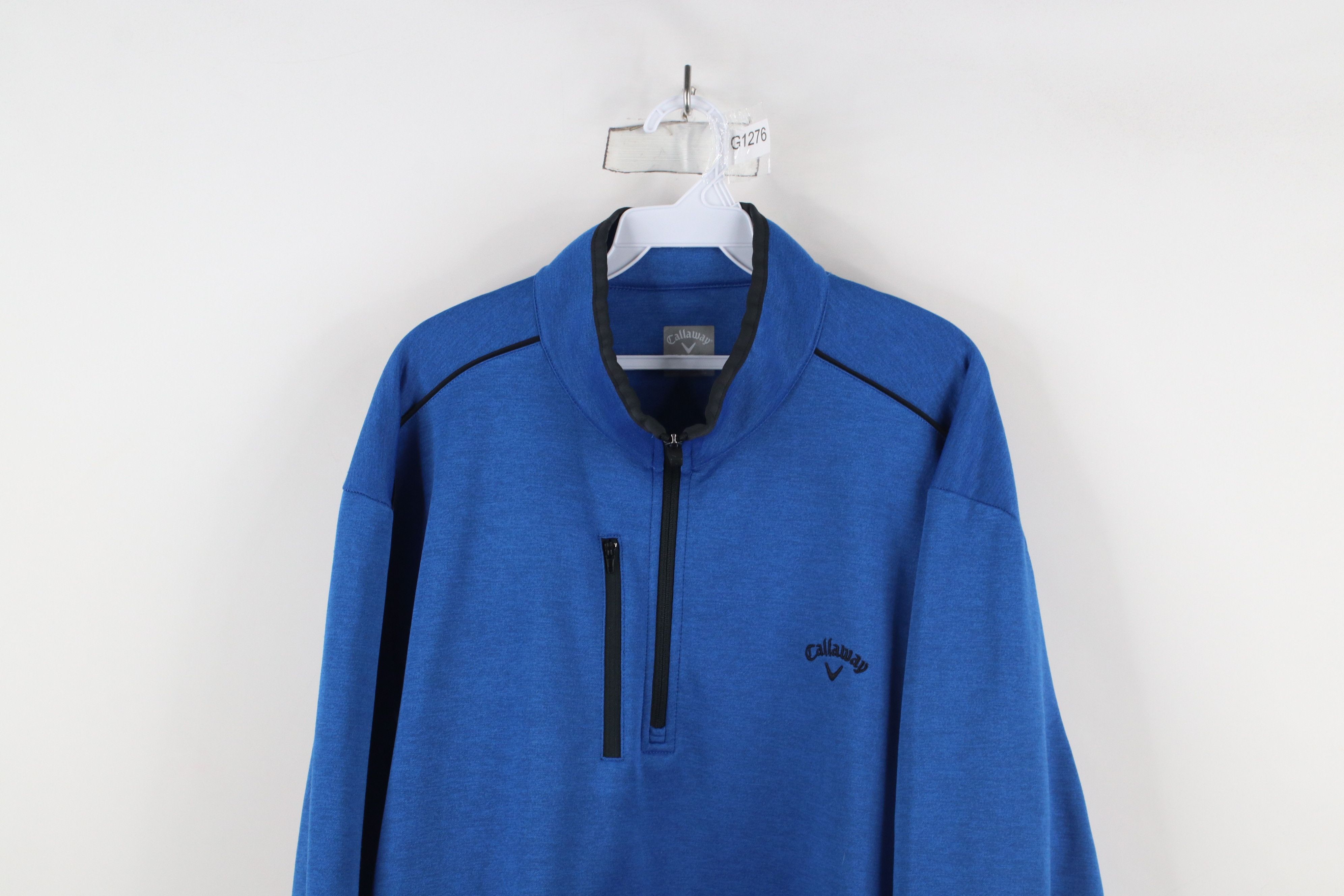 Callaway × Vintage Callaway Golf Spell Half Zip Fleece Lined Golfing Sweatshirt Size US XXL / EU 58 / 5 - 2 Thumbnail