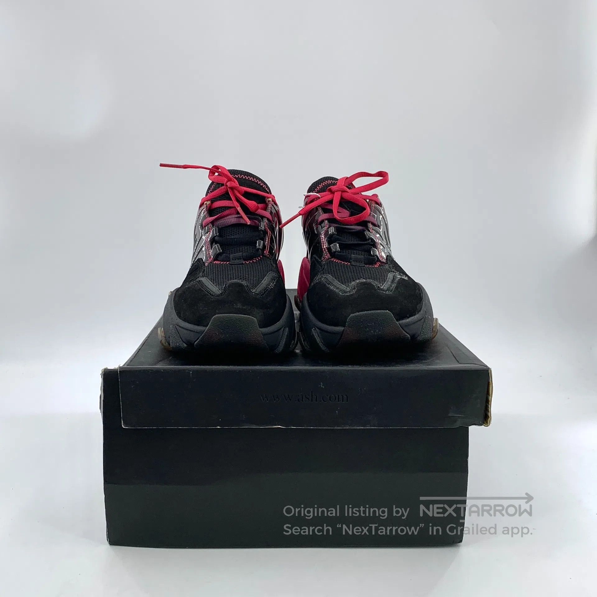 ASH ASH Contrast Color Laced Casual Flat Dad Shoes with Box| Size US 5 / EU 37 - 7 Thumbnail