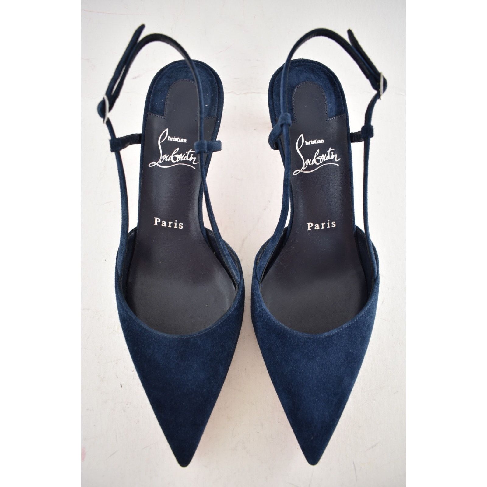 Christian Louboutin Christian Louboutin Condoroline 55 Marine Blue Pump 35.5 Size US 5.5 / IT 35.5 - 9 Thumbnail