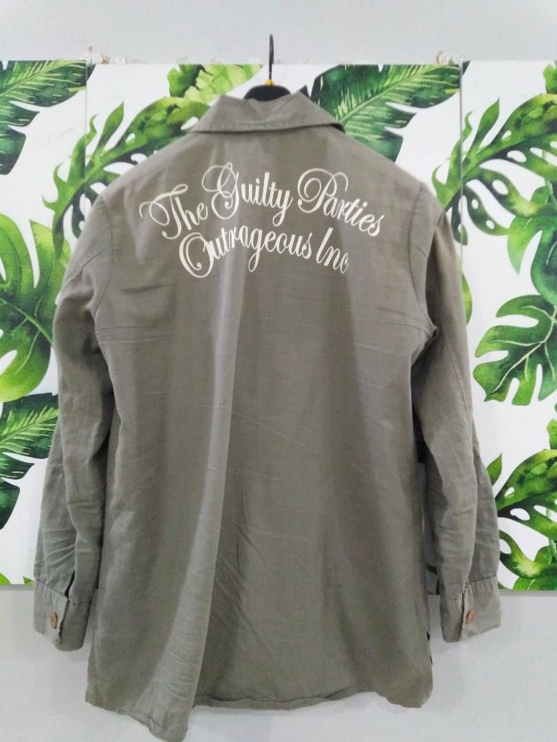 Wacko Maria Wacko Maria Guilty Parties Olive Military Long Sleeve Shirt Size US S / EU 44-46 / 1 - 4 Thumbnail