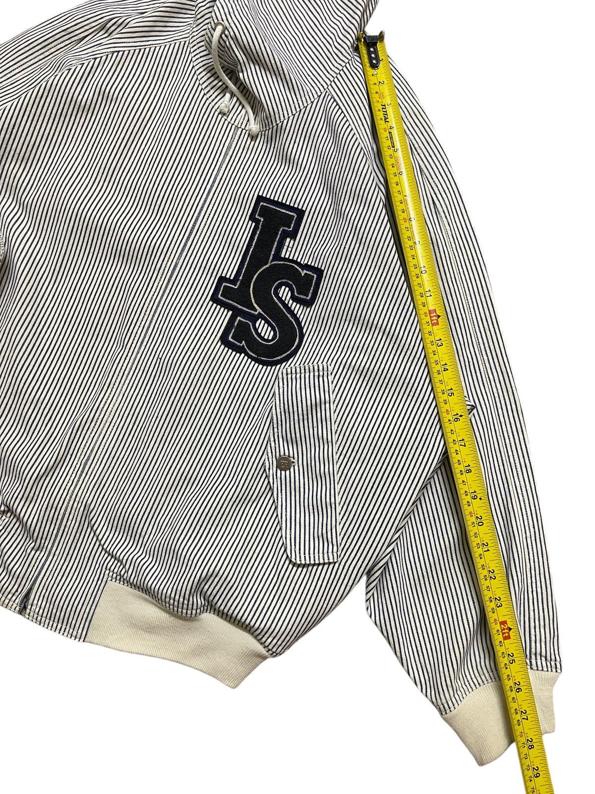 Issey Miyake 💥Rare💥 Vintage 80s Issey Miyake Denim Bomber Reversible Logo Size US L / EU 52-54 / 3 - 9 Thumbnail