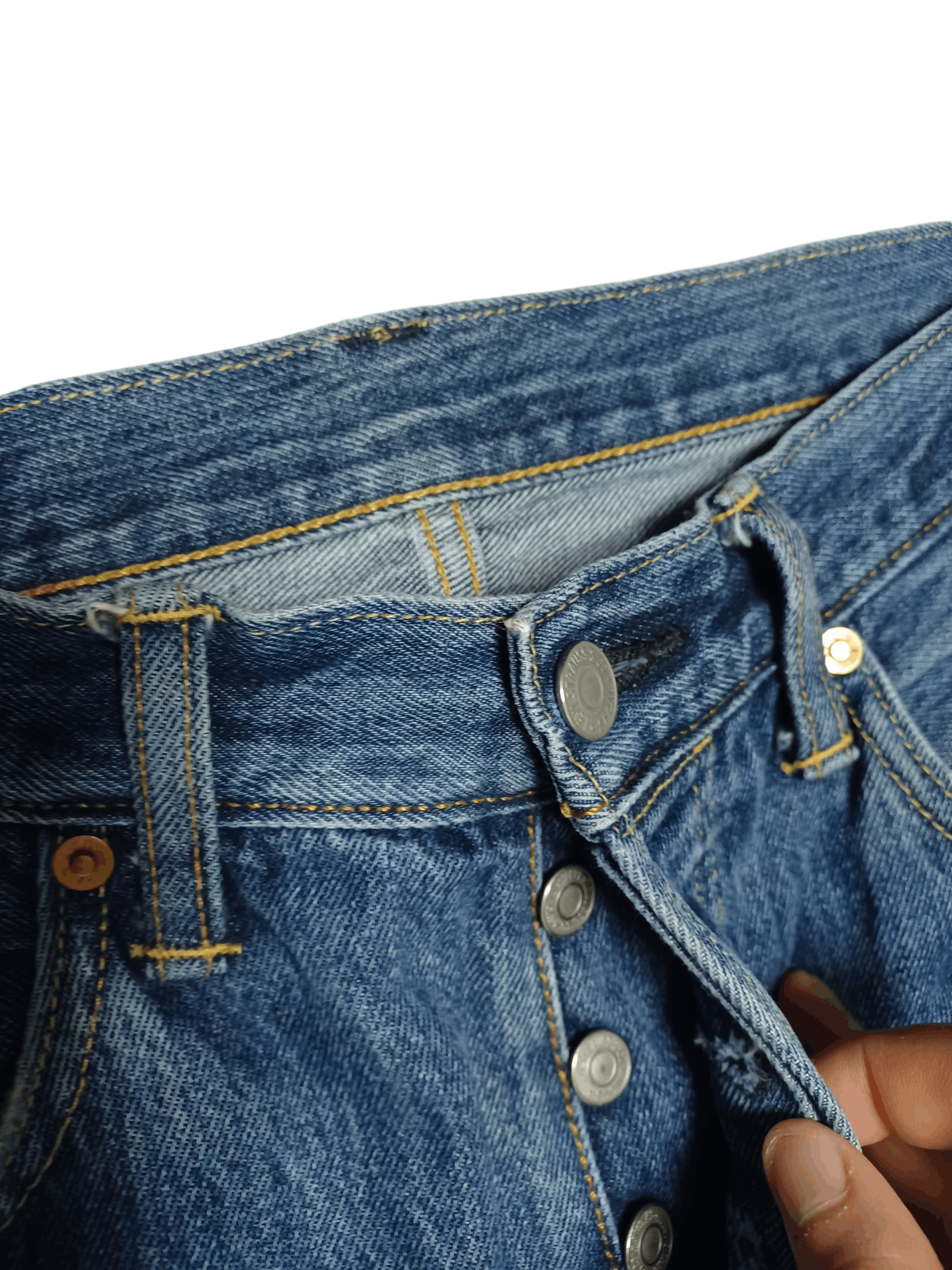Levi's LEVI`S 501 W32 L32 HEAVY COTTON JEANS DENIM Size US 32 / EU 48 - 4 Thumbnail