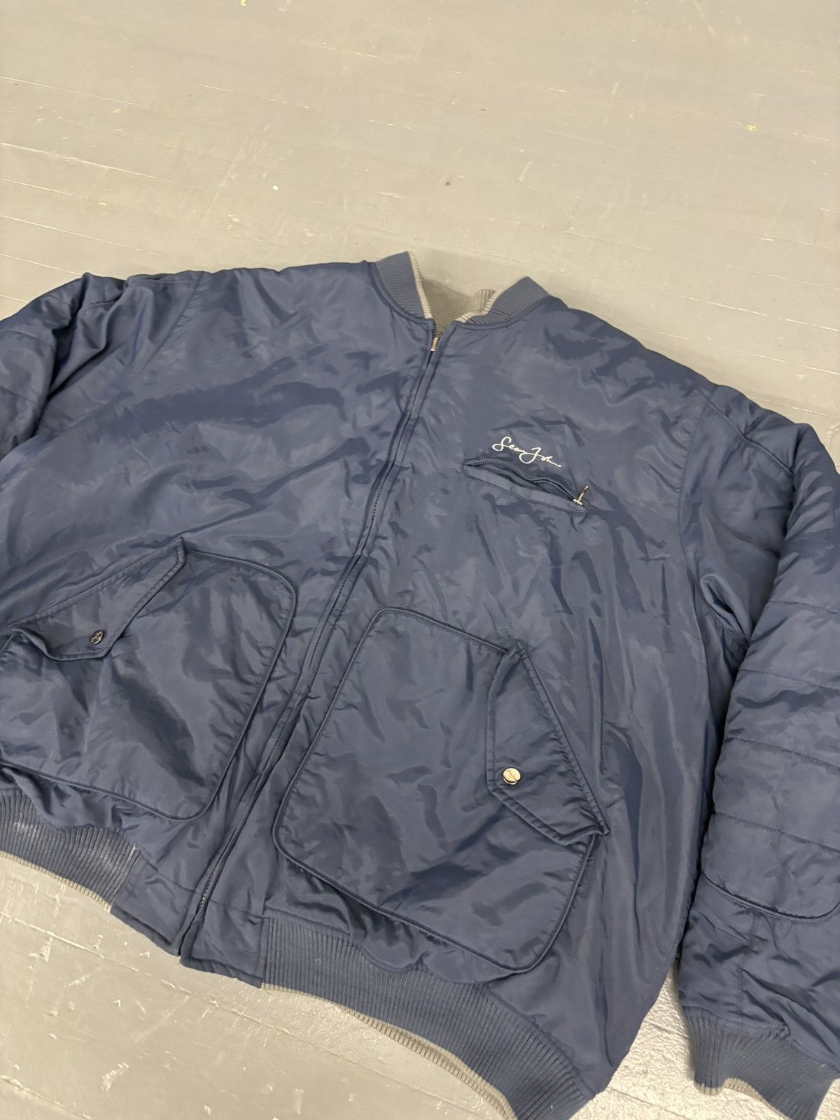 Sean John × Vintage Y2K Sean John vintage revisible bomber jacket Size ONE SIZE - 5 Thumbnail