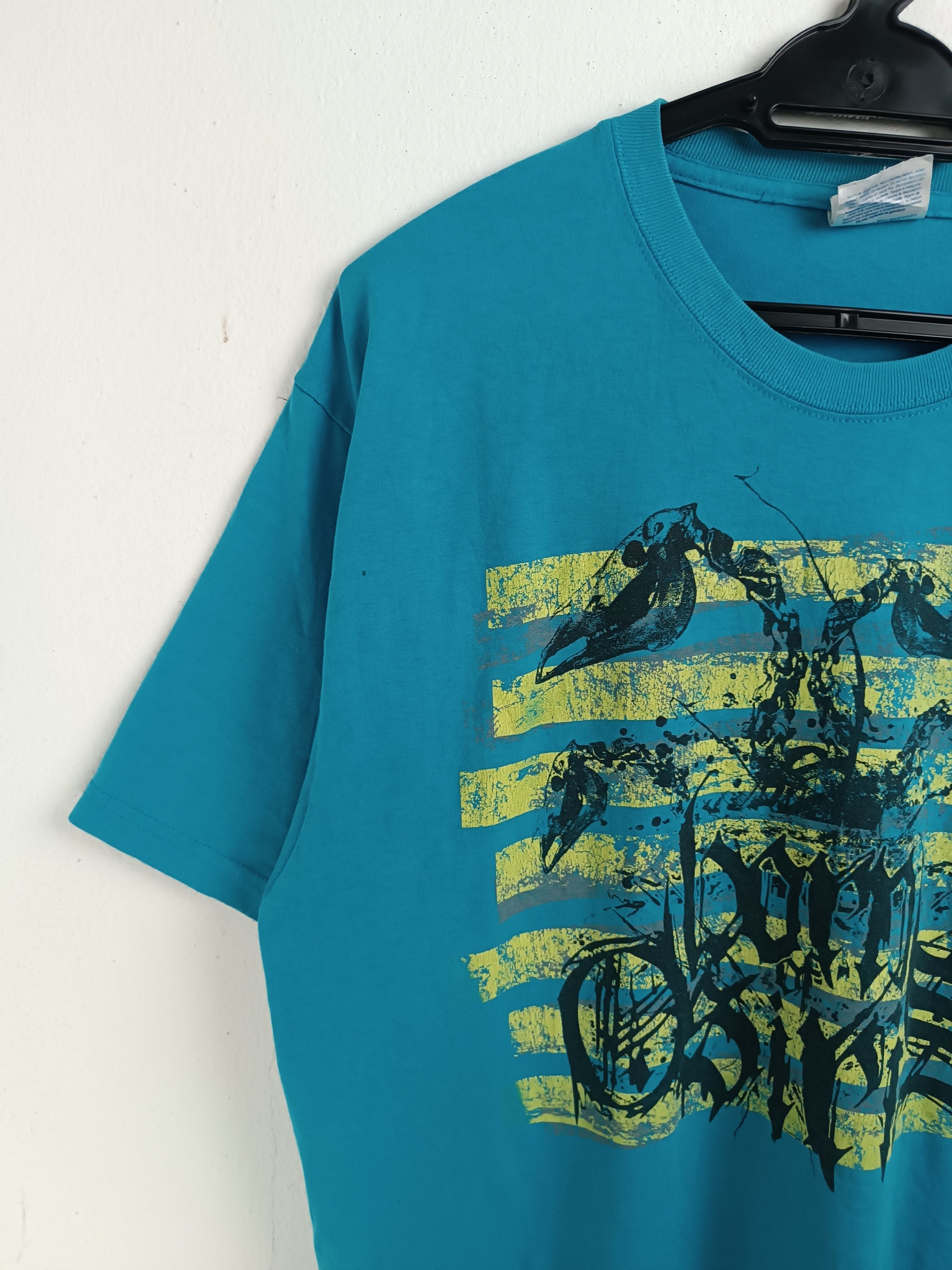 Band Tees VINTAGE 2000s BORN OF OSIRIS METALCORE maya suicide grin Size US L / EU 52-54 / 3 - 5 Thumbnail