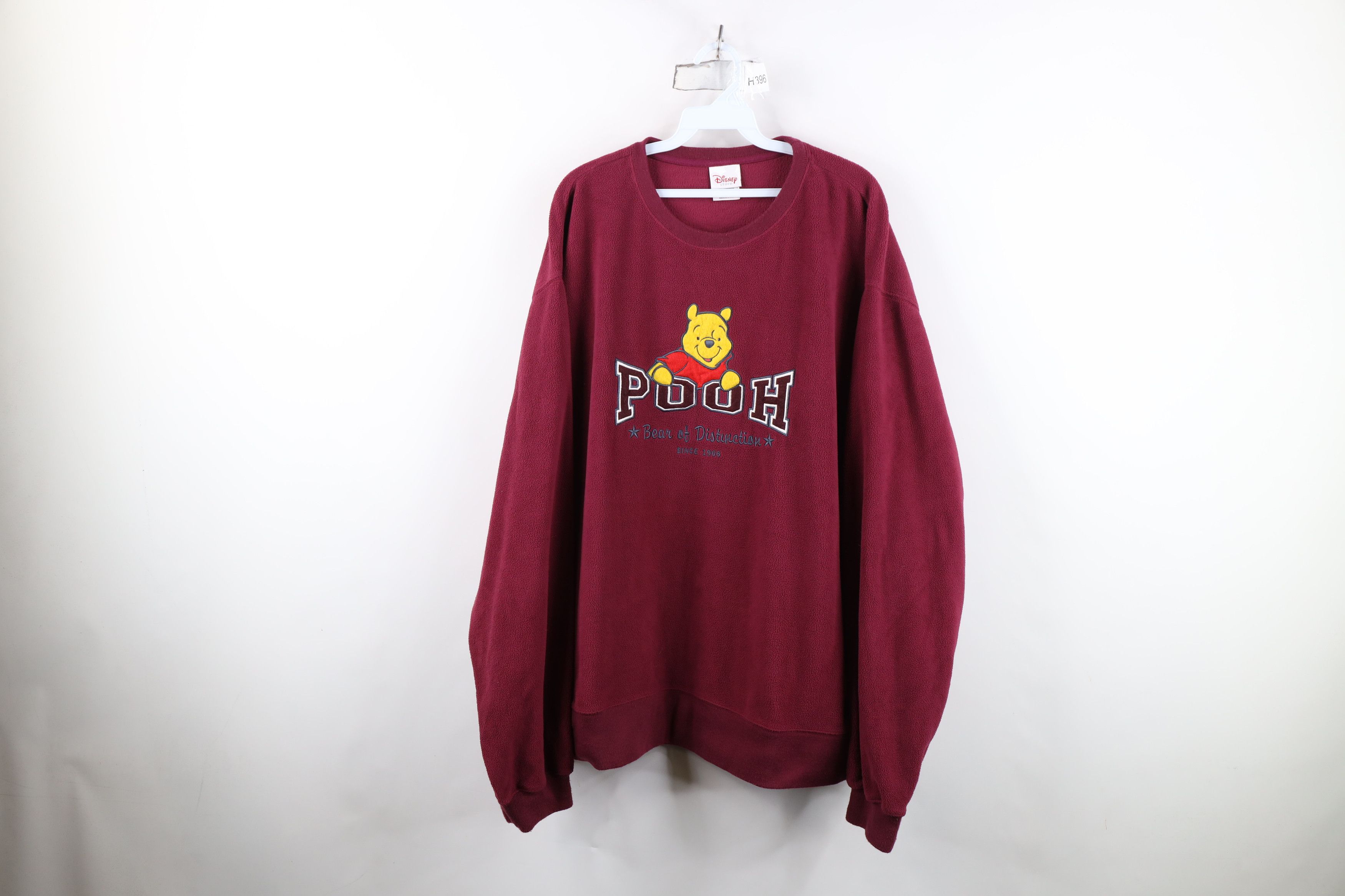 Disney Vintage 90s Disney Winnie the Pooh Fleece Sweatshirt Size XXL / US 16-18 / IT 52-54 - 1 Thumbnail