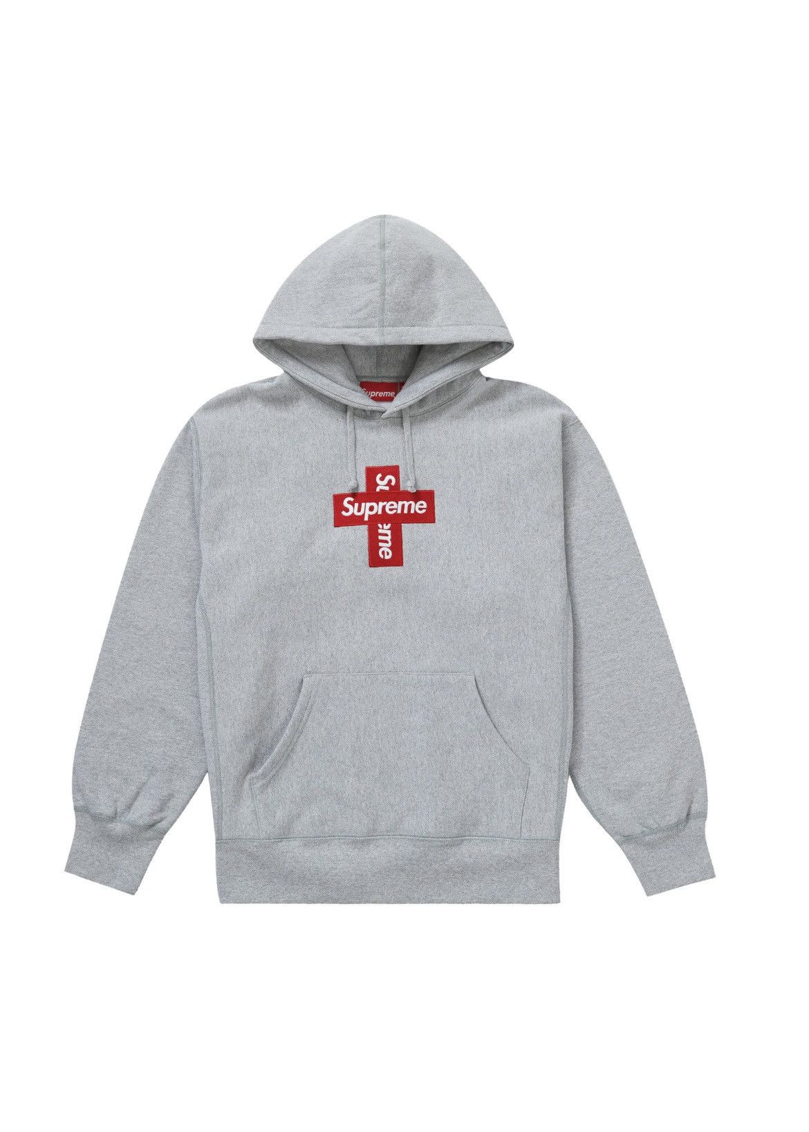 Supreme Cross Box Logo Grey | Grailed