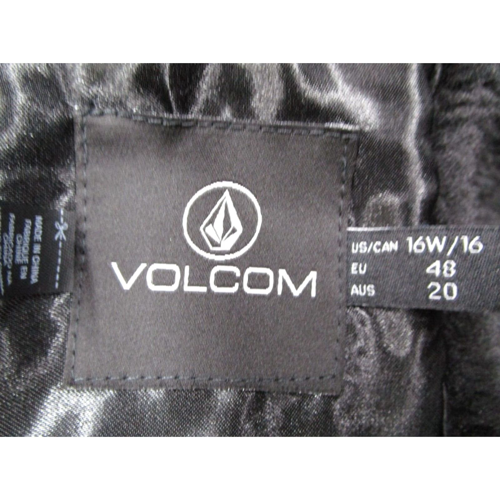 Volcom Volcom Jacket Women 16 Black Sherpa Fleece Full Zip Lined Fuzzy Gorpcore Size XXL / US 16-18 / IT 52-54 - 3 Thumbnail