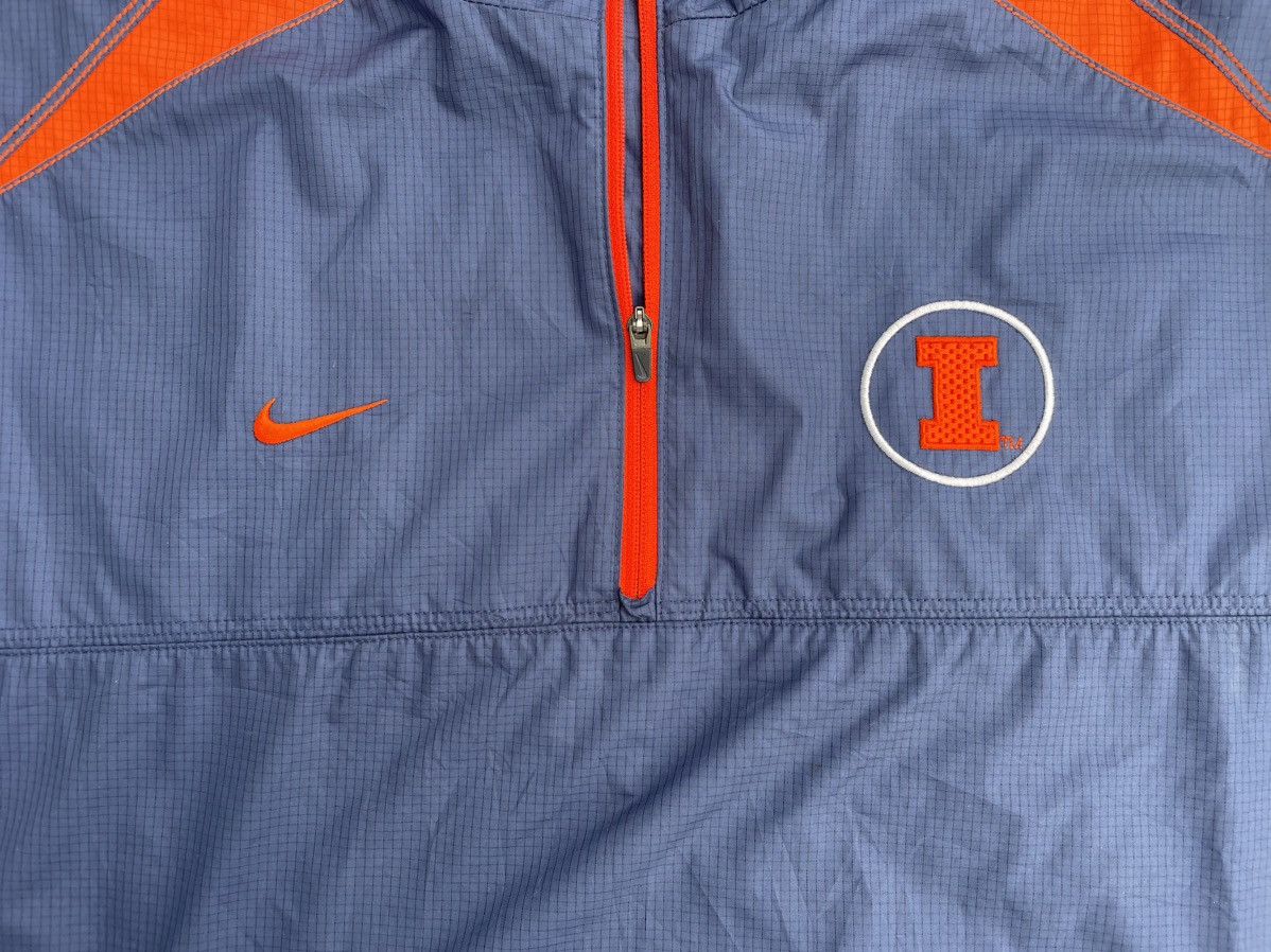 Vintage Nike Fit-Storm University of Illinois Jacket Size US L / EU 52-54 / 3 - 13 Thumbnail