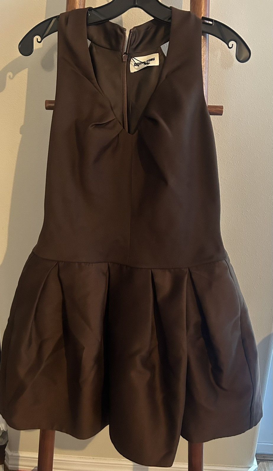 Shushu/Tong SHUSHU/TONG Tucked Halter Neck Dress size UK12/US 8 Size M / US 6-8 / IT 42-44 - 8 Thumbnail